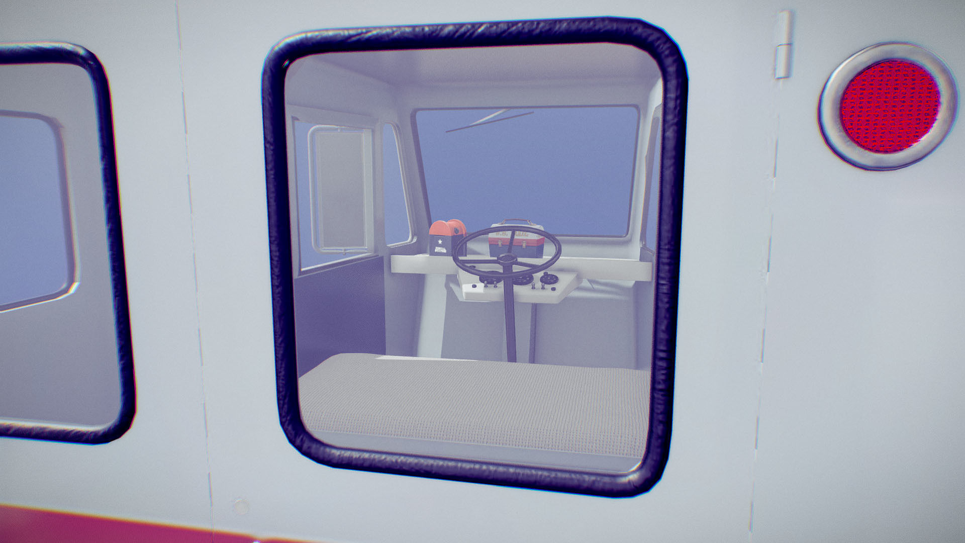 Cushman Mailster truckster  1960 Low-poly 3D model_20