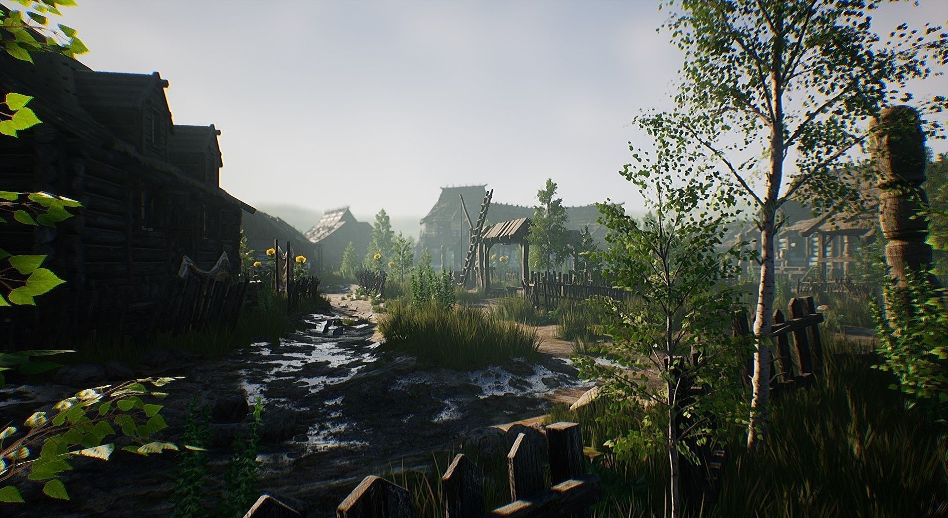  Modular Medieval Village - Unreal Project Low-poly 3D model_16