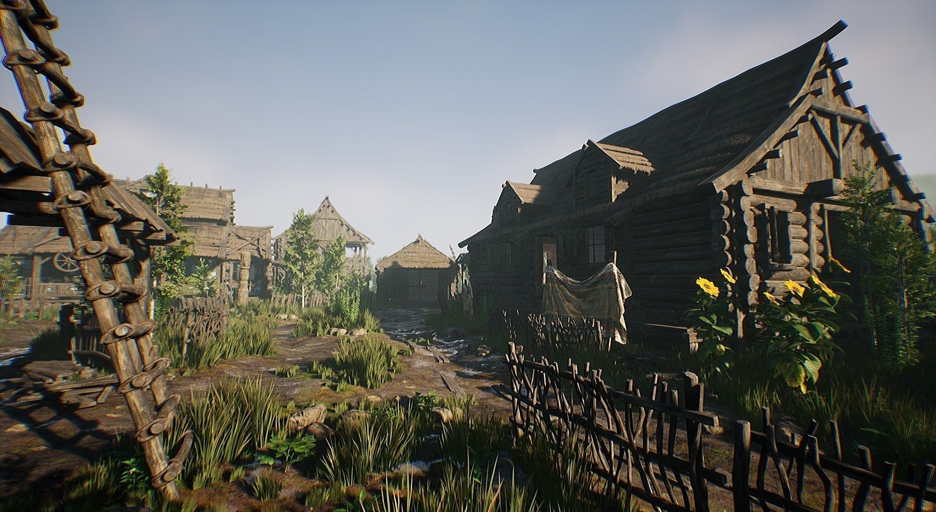 Modular Medieval Village - Unreal Project Low-poly 3D model_20