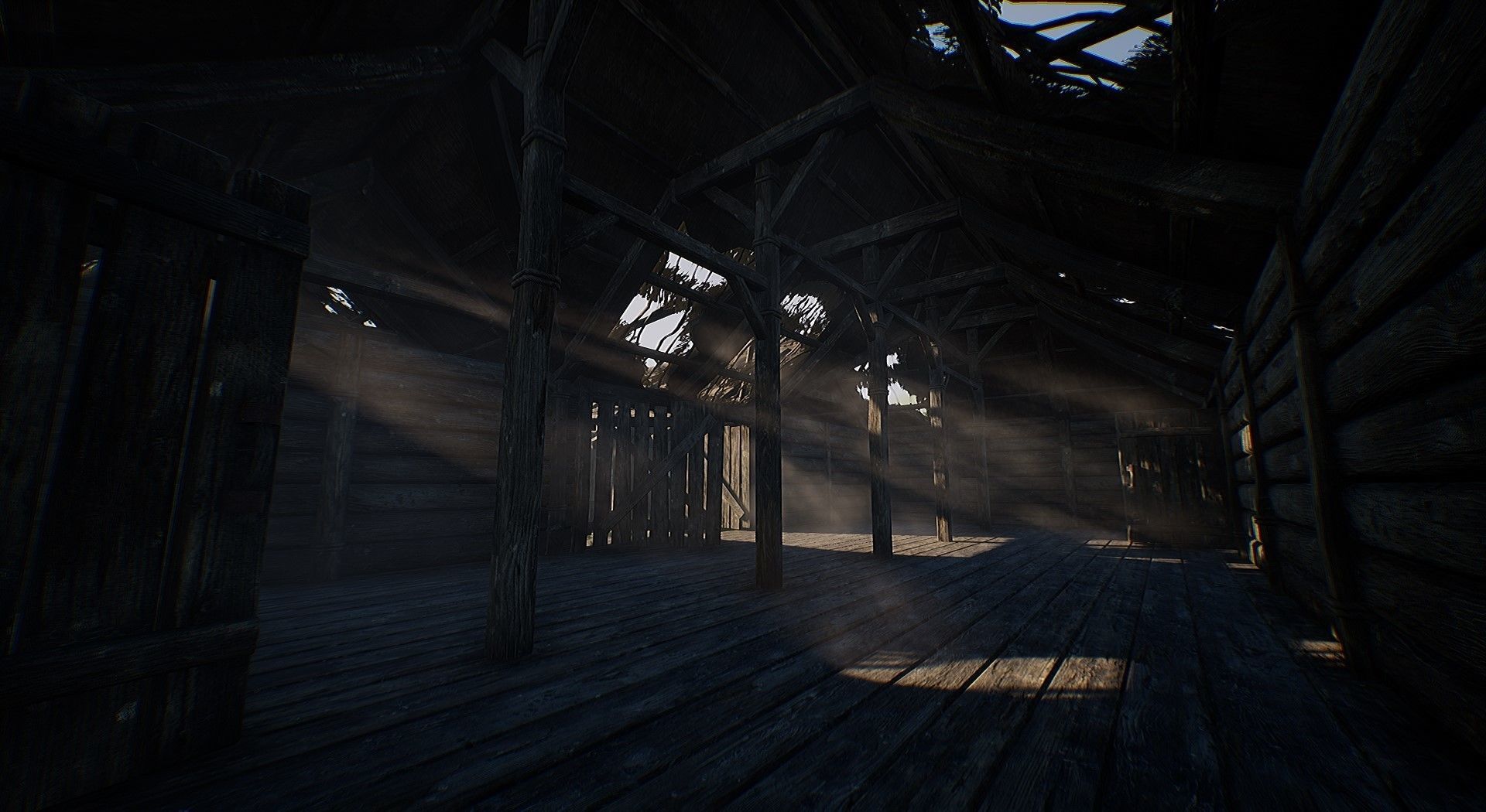  Modular Medieval Village - Unreal Project Low-poly 3D model_15