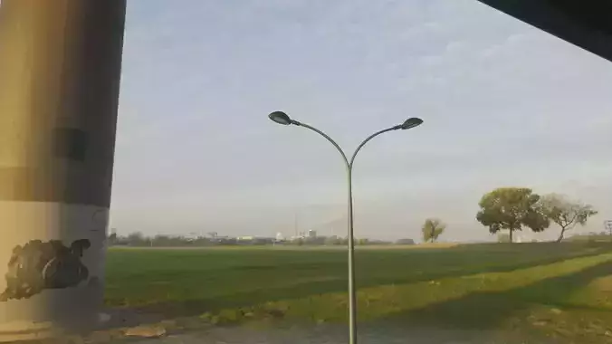 Street Light 15 version 12 6m with pole 4 Low-poly 3D model