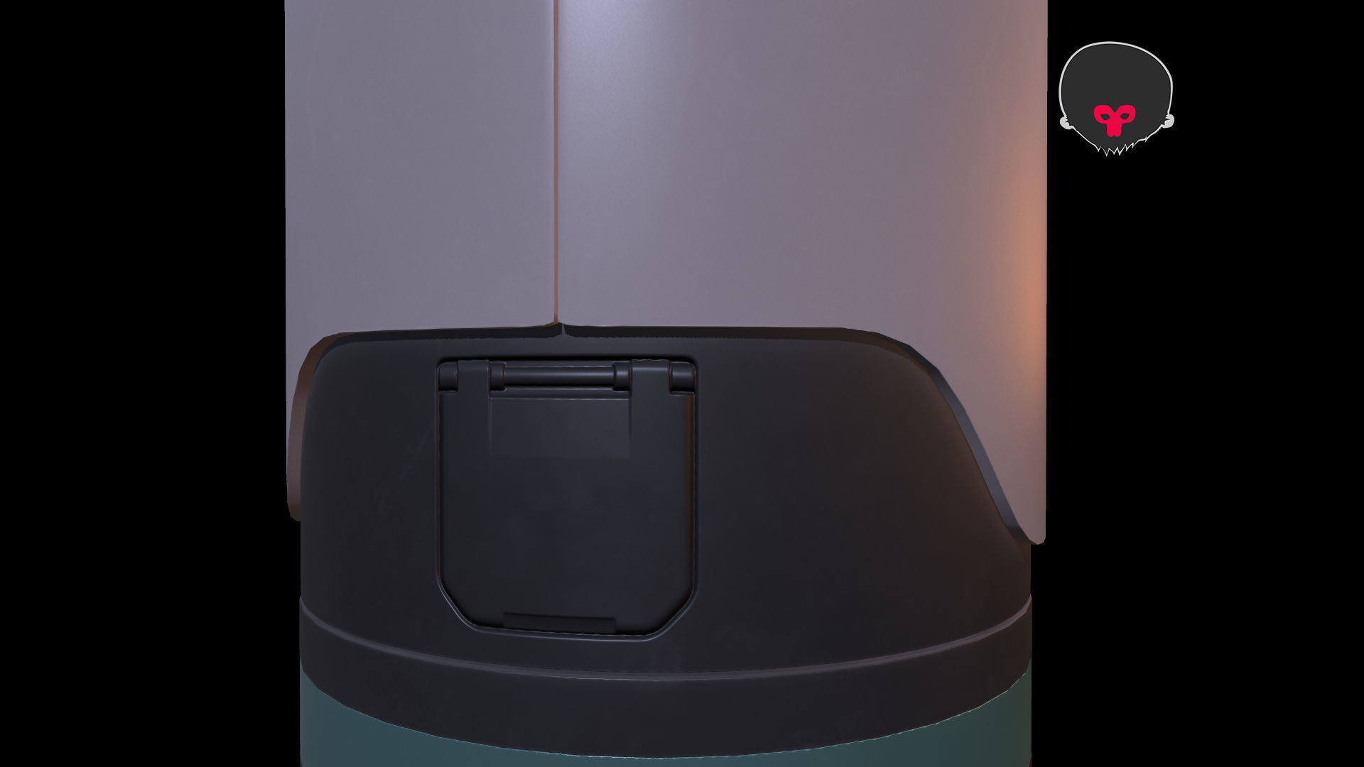 Sci-Fi Energy Cell Low-poly 3D model_6