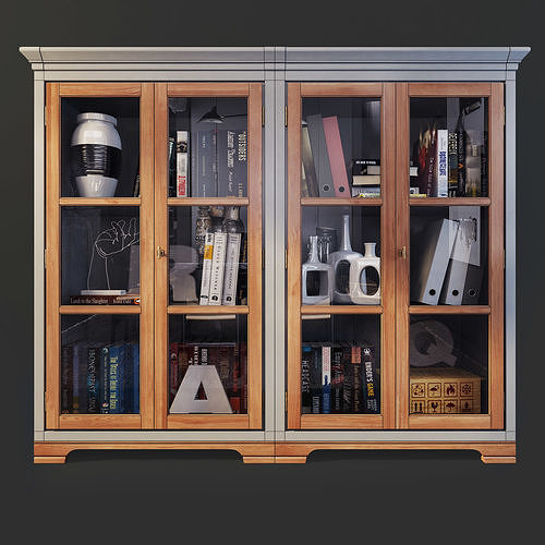 Bookcase sideboard Country Club Flai 3D model