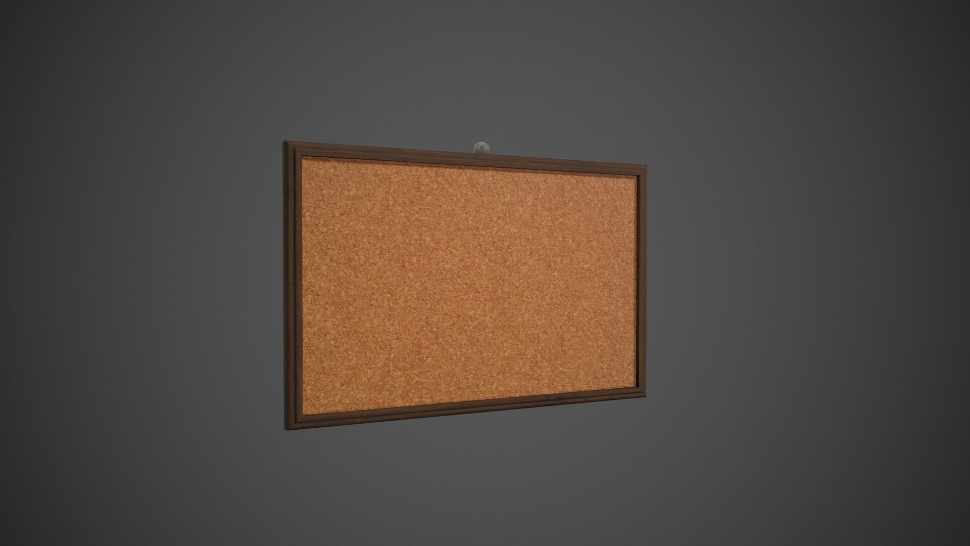 Detective Pinboard Low-poly 3D model_11