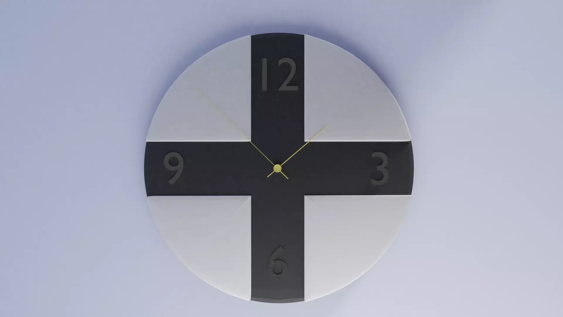 Wall Clock 3D model_0
