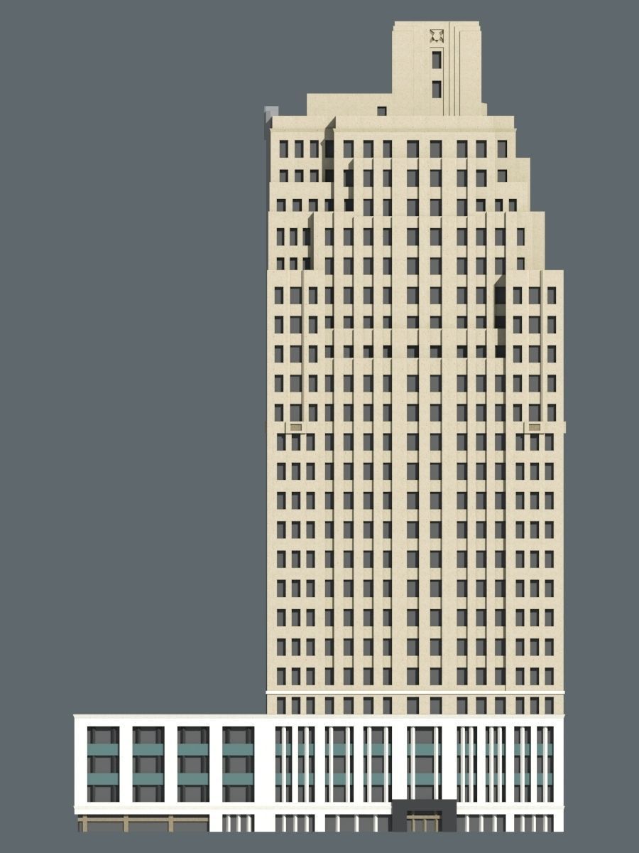 Herald Square Building Free 3D print model_7