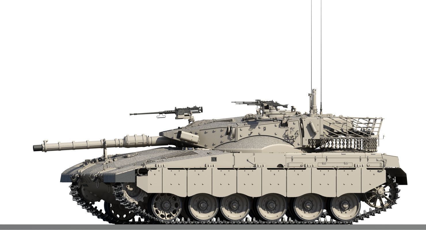 Merkava Mk-2 3D model_24