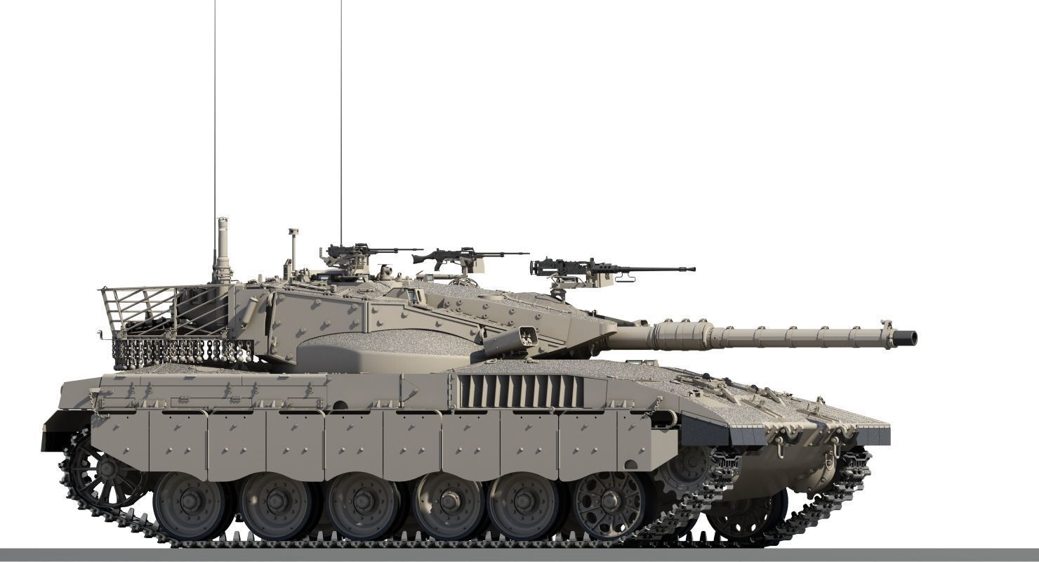 Merkava Mk-2 3D model_25
