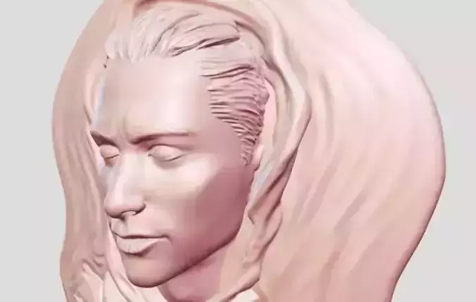 man face head decoration