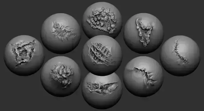  Zombie VDM Brush Ragged meat A Texture