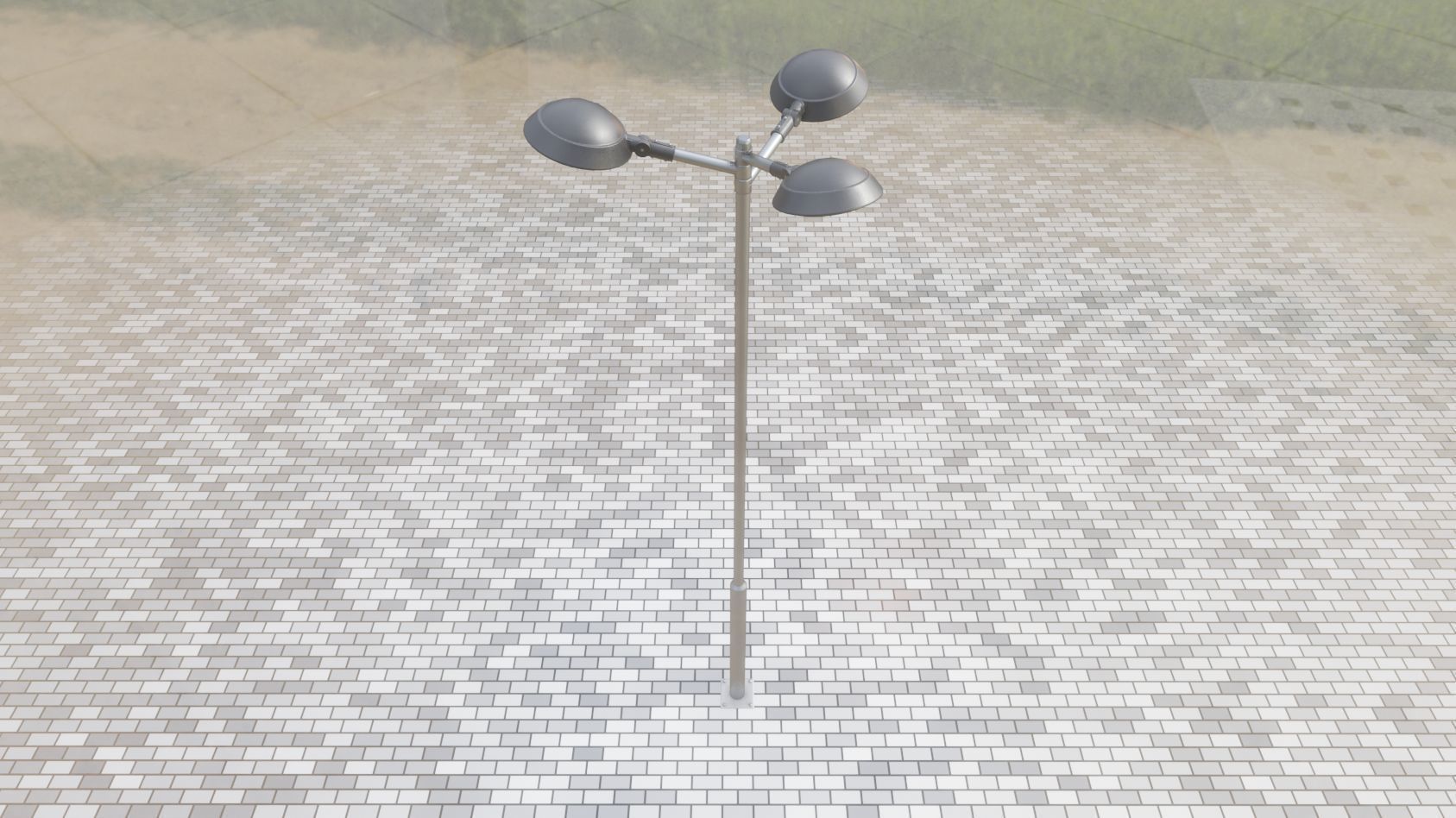 Street Light 15 version 8 5m with pole 2 Low-poly 3D model_100