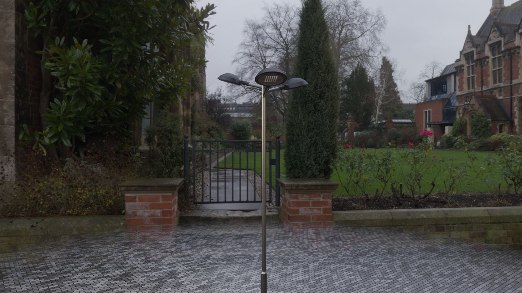 Street Light 15 version 8 5m with pole 2 Low-poly 3D model_80