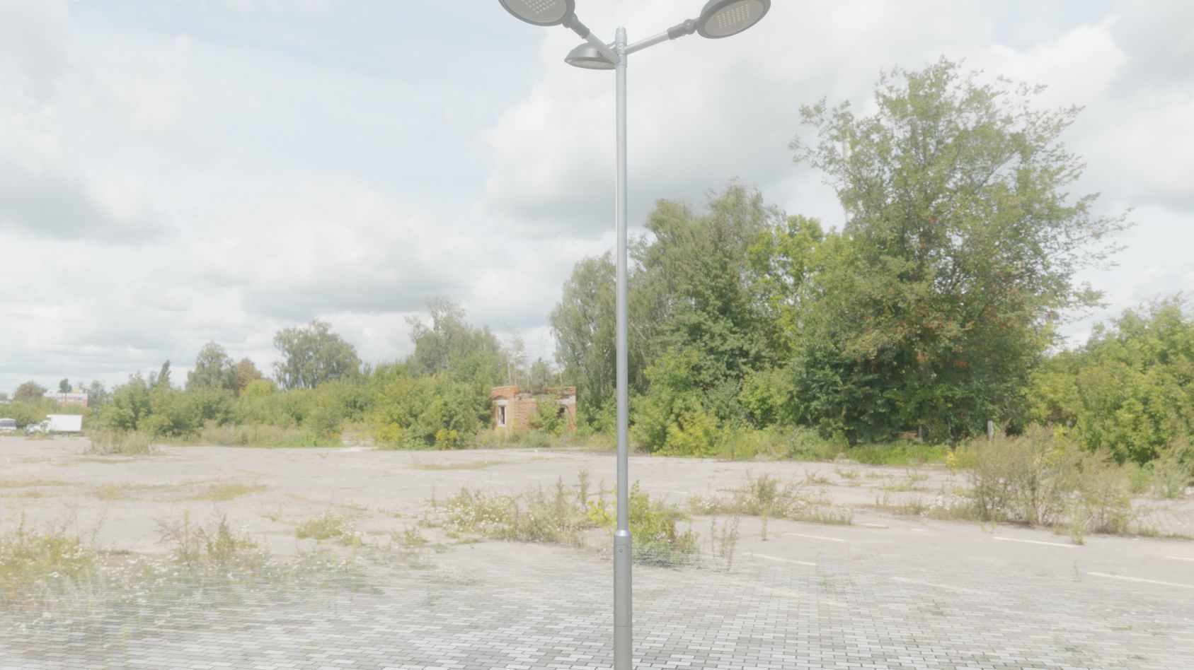 Street Light 15 version 8 5m with pole 2 Low-poly 3D model_19