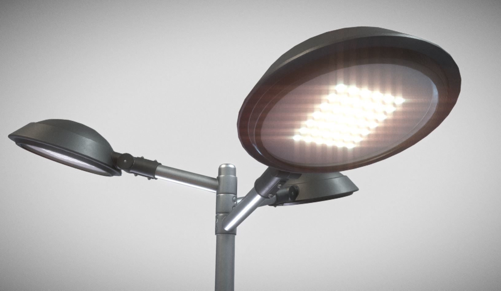 Street Light 15 version 8 5m with pole 2 Low-poly 3D model_1
