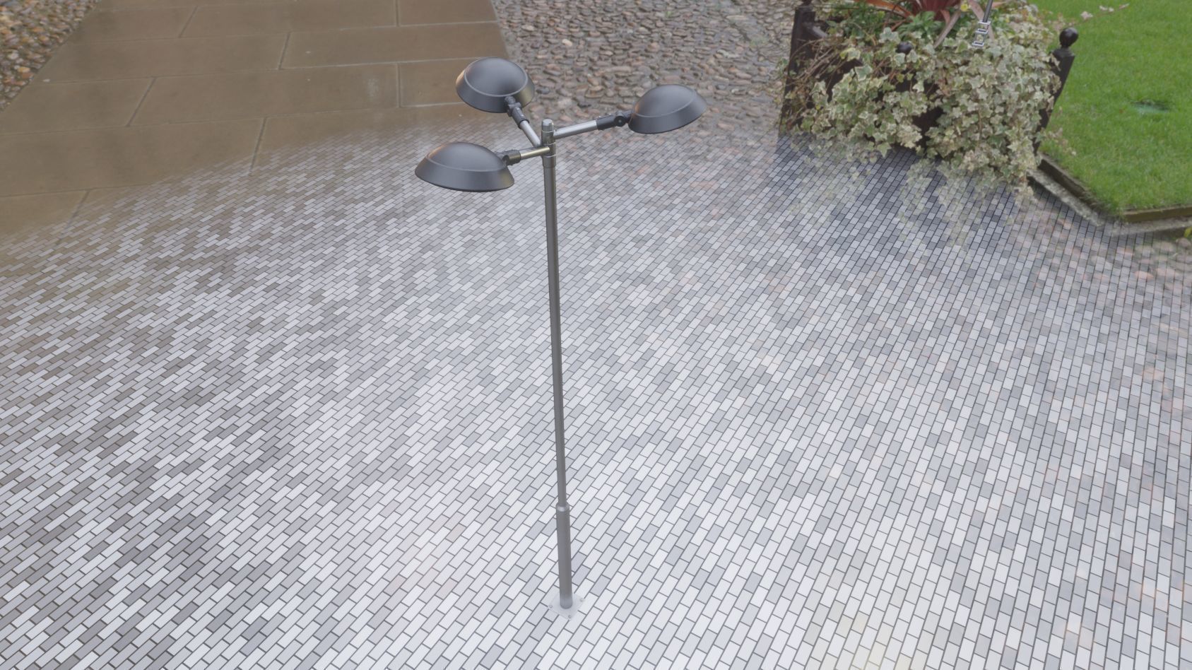 Street Light 15 version 8 5m with pole 2 Low-poly 3D model_95