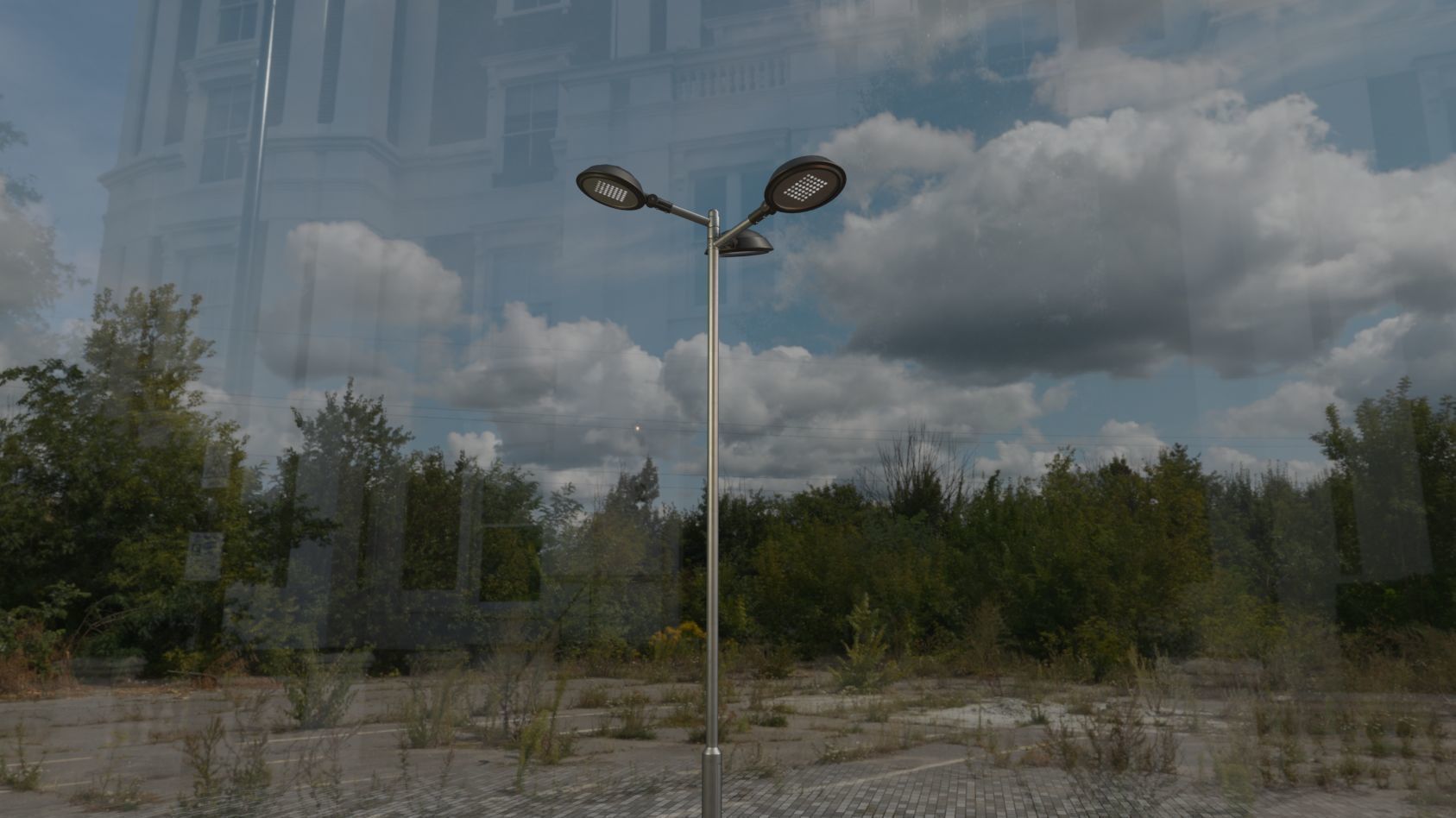 Street Light 15 version 8 5m with pole 2 Low-poly 3D model_16