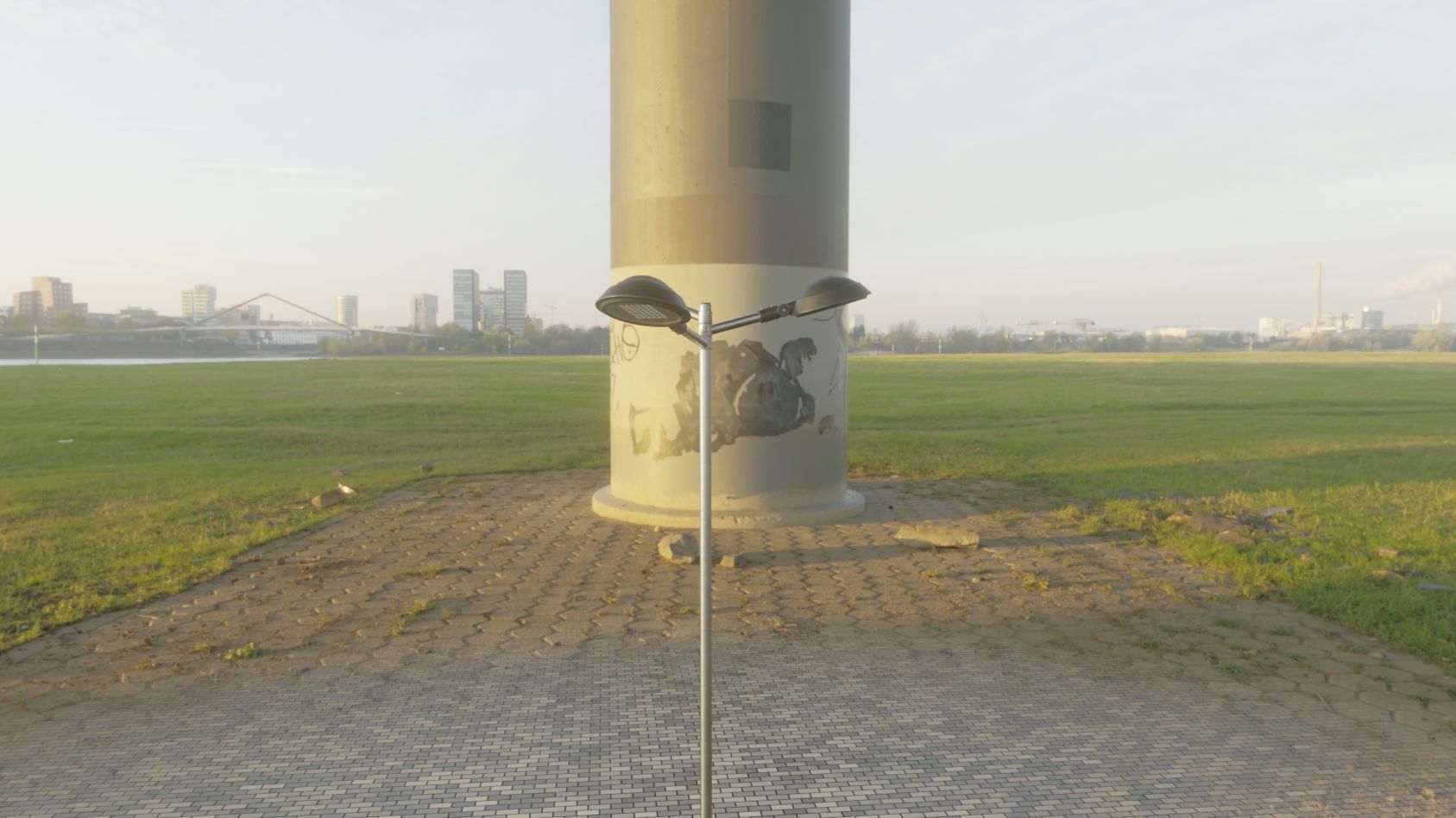 Street Light 15 version 8 5m with pole 2 Low-poly 3D model_83