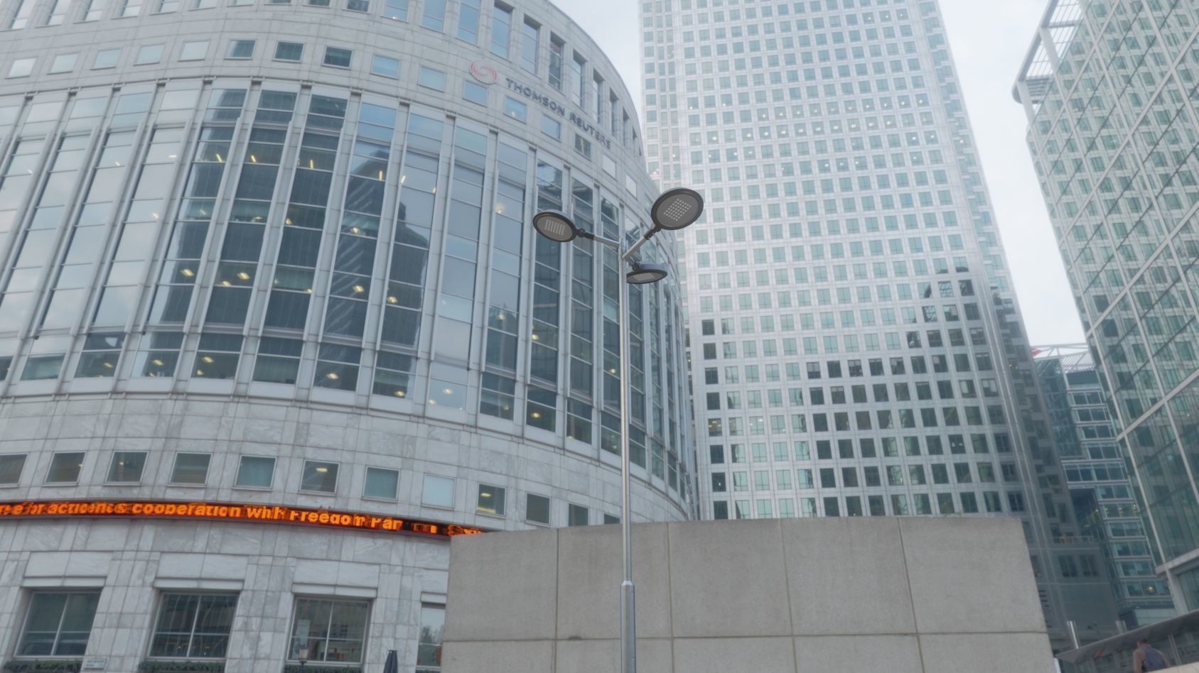 Street Light 15 version 8 5m with pole 2 Low-poly 3D model_44