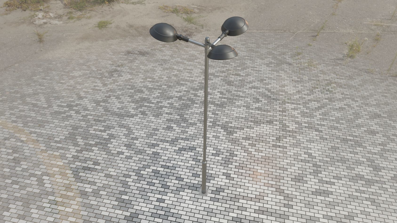 Street Light 15 version 8 5m with pole 2 Low-poly 3D model_101