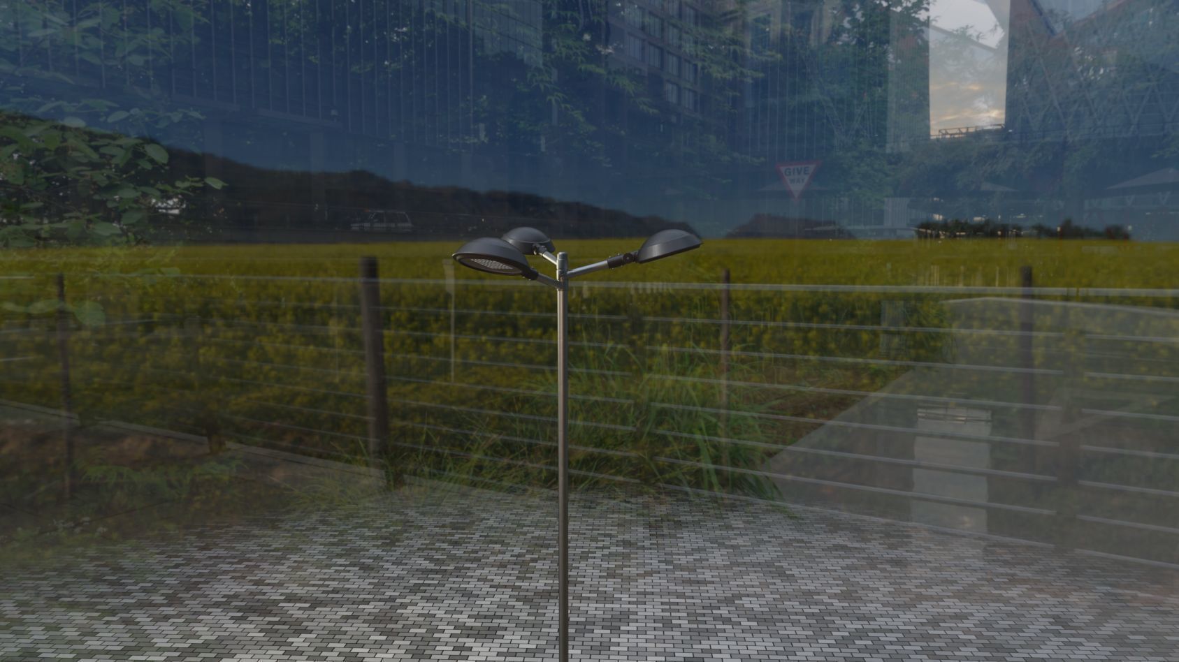Street Light 15 version 8 5m with pole 2 Low-poly 3D model_84