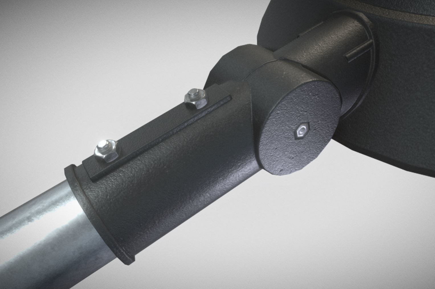 Street Light 15 version 8 5m with pole 2 Low-poly 3D model_2