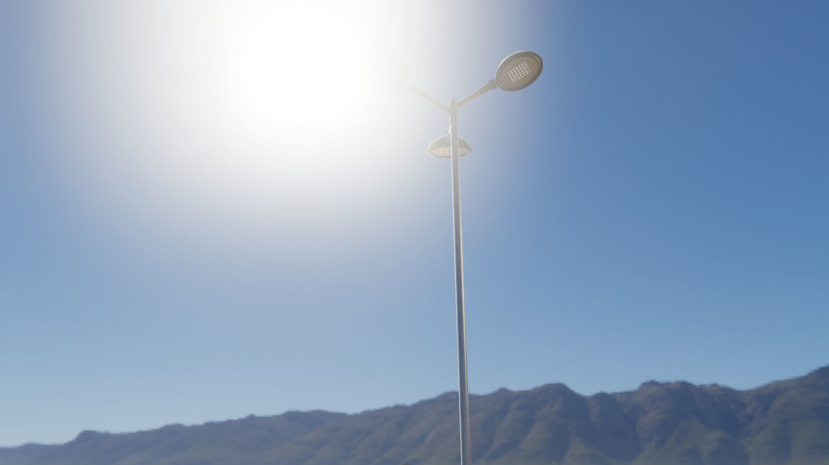 Street Light 15 version 8 5m with pole 2 Low-poly 3D model_31