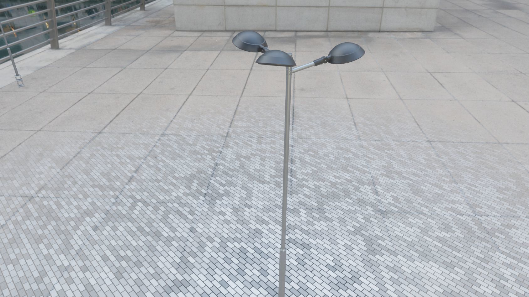 Street Light 15 version 8 5m with pole 2 Low-poly 3D model_104