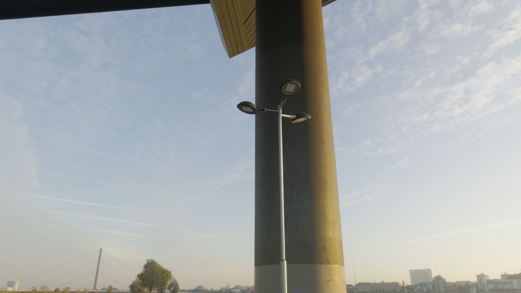 Street Light 15 version 8 5m with pole 2 Low-poly 3D model_68