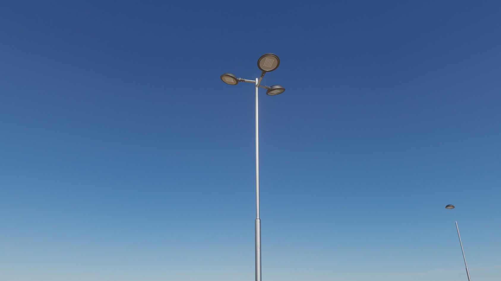 Street Light 15 version 8 5m with pole 2 Low-poly 3D model_46