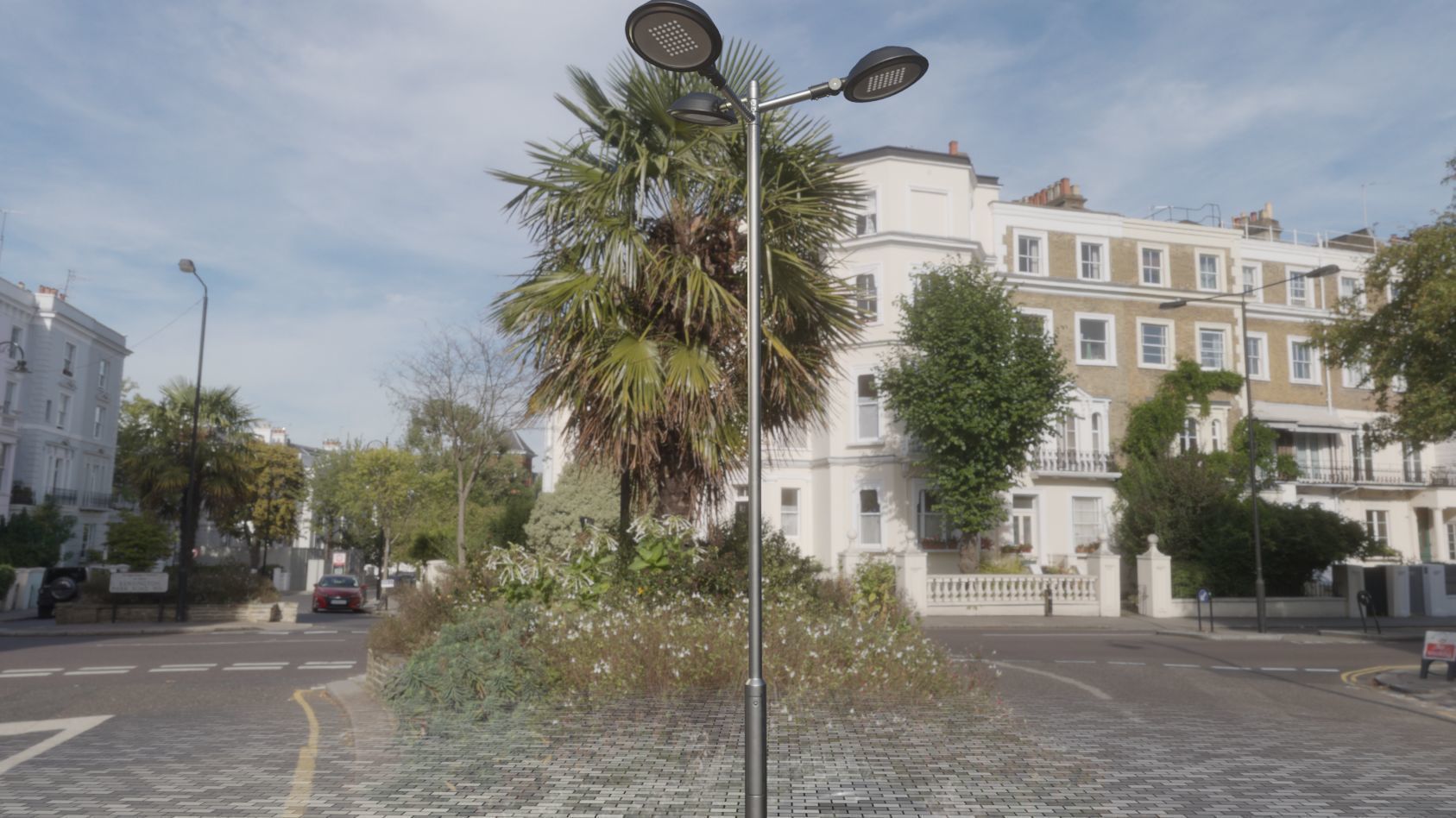 Street Light 15 version 8 5m with pole 2 Low-poly 3D model_7