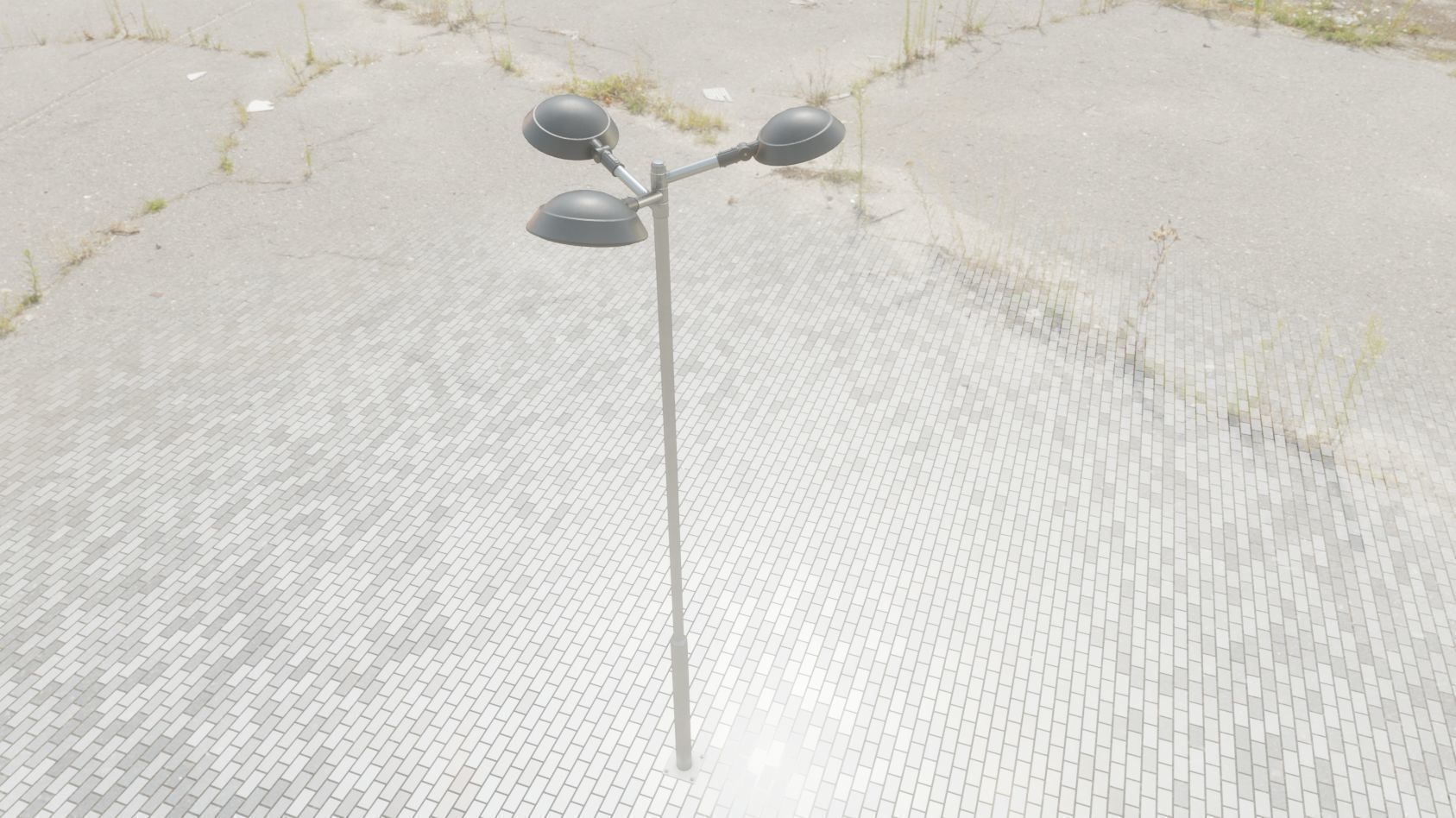 Street Light 15 version 8 5m with pole 2 Low-poly 3D model_94