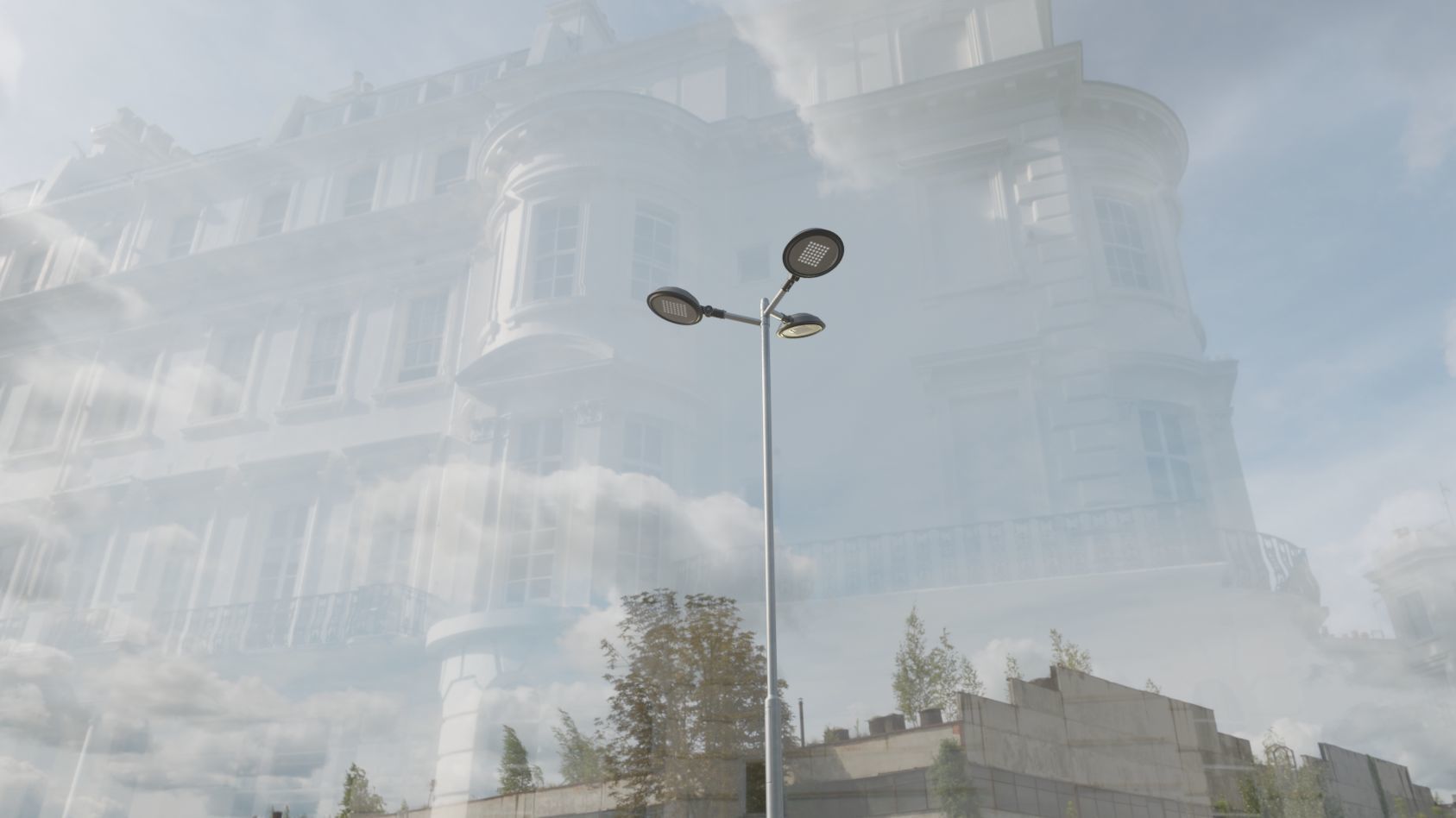 Street Light 15 version 8 5m with pole 2 Low-poly 3D model_56