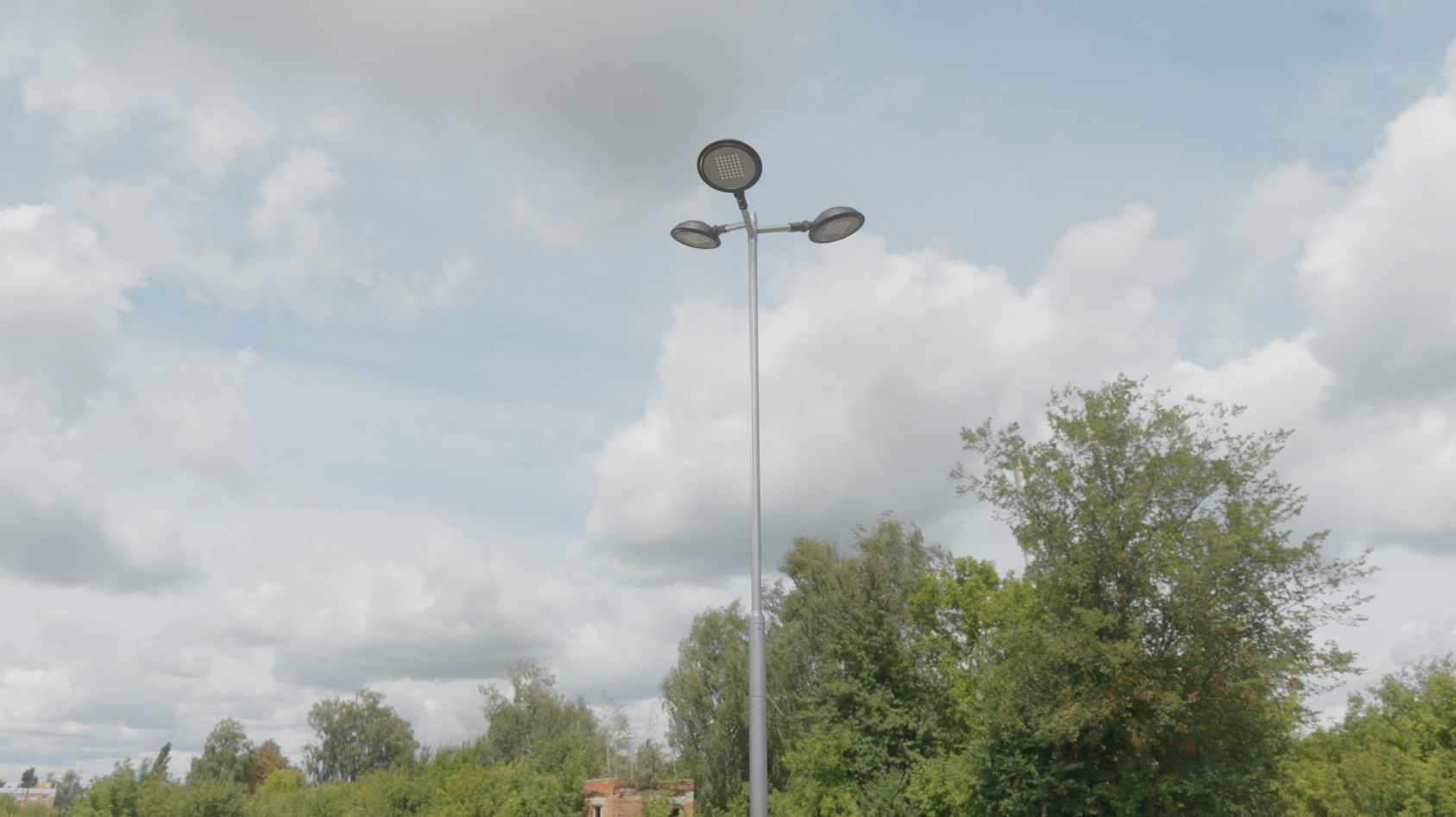 Street Light 15 version 8 5m with pole 2 Low-poly 3D model_49