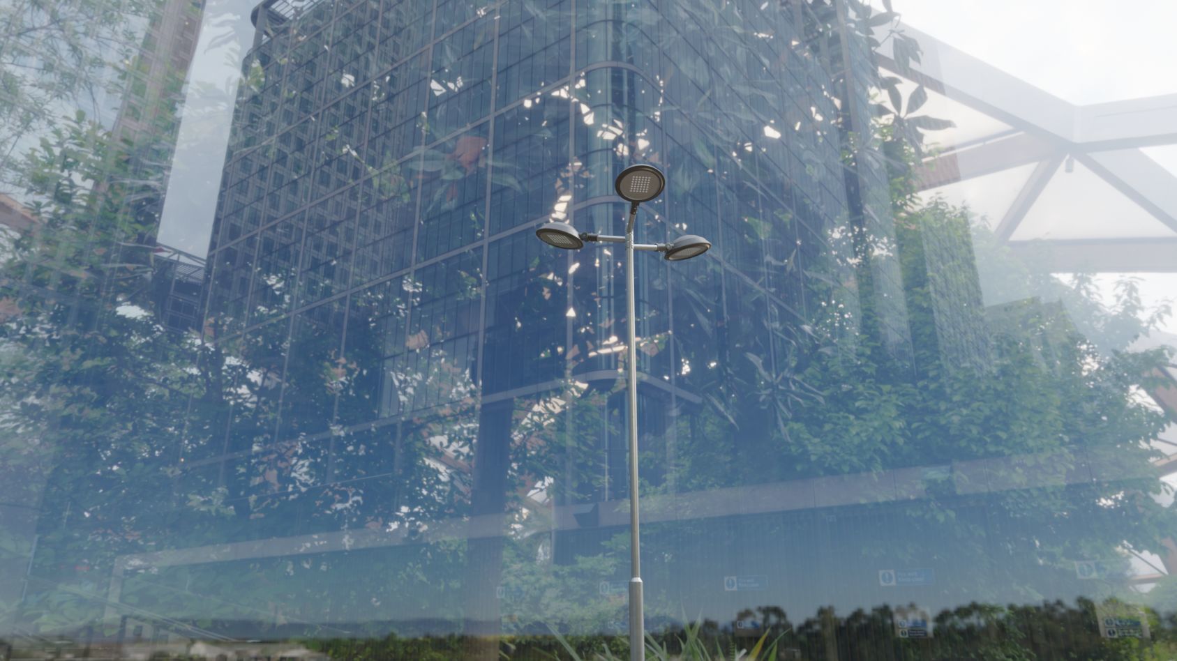 Street Light 15 version 8 5m with pole 2 Low-poly 3D model_69