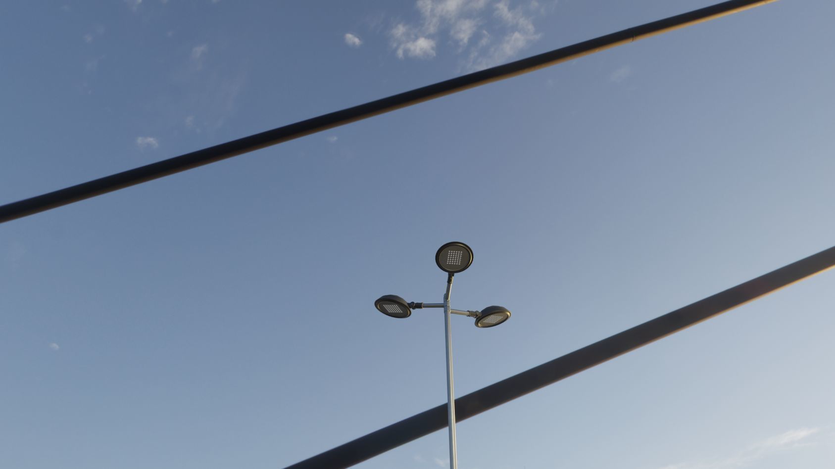 Street Light 15 version 8 5m with pole 2 Low-poly 3D model_36