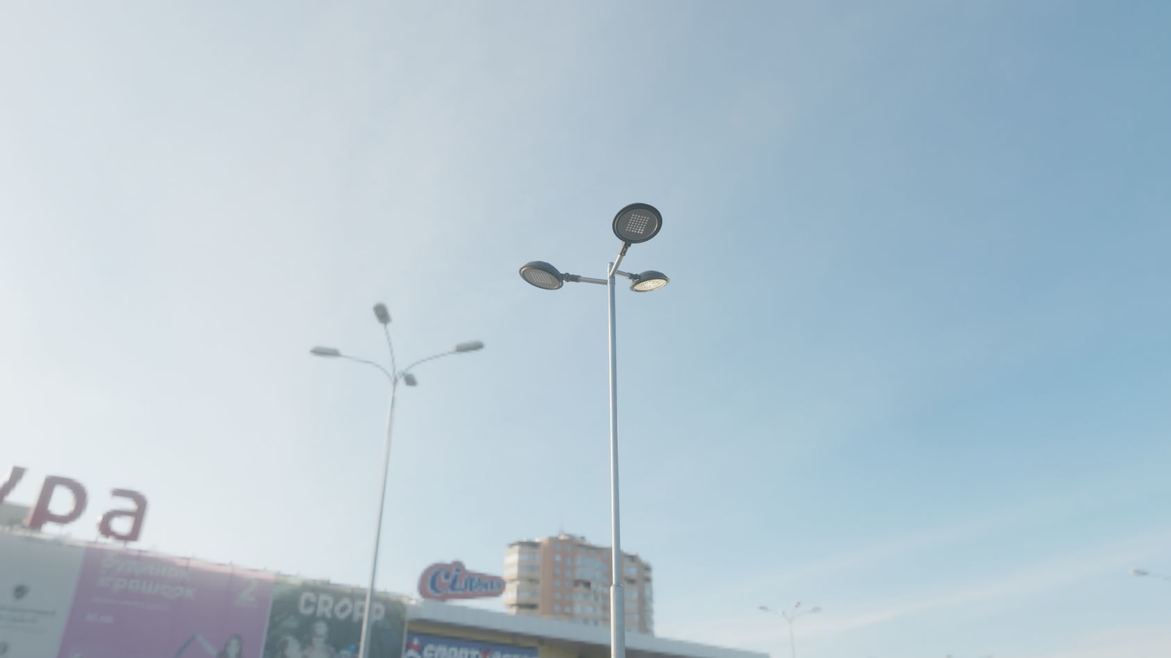 Street Light 15 version 8 5m with pole 2 Low-poly 3D model_57