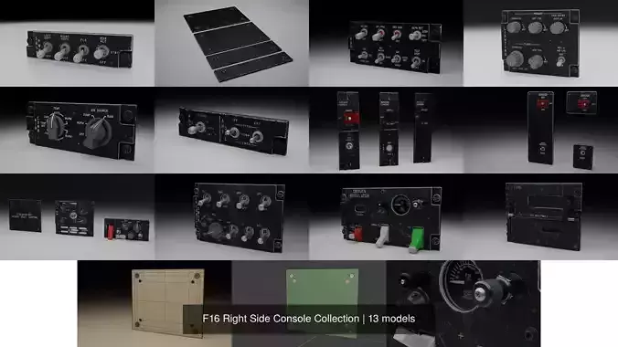 F16 Right Side Console Collection 