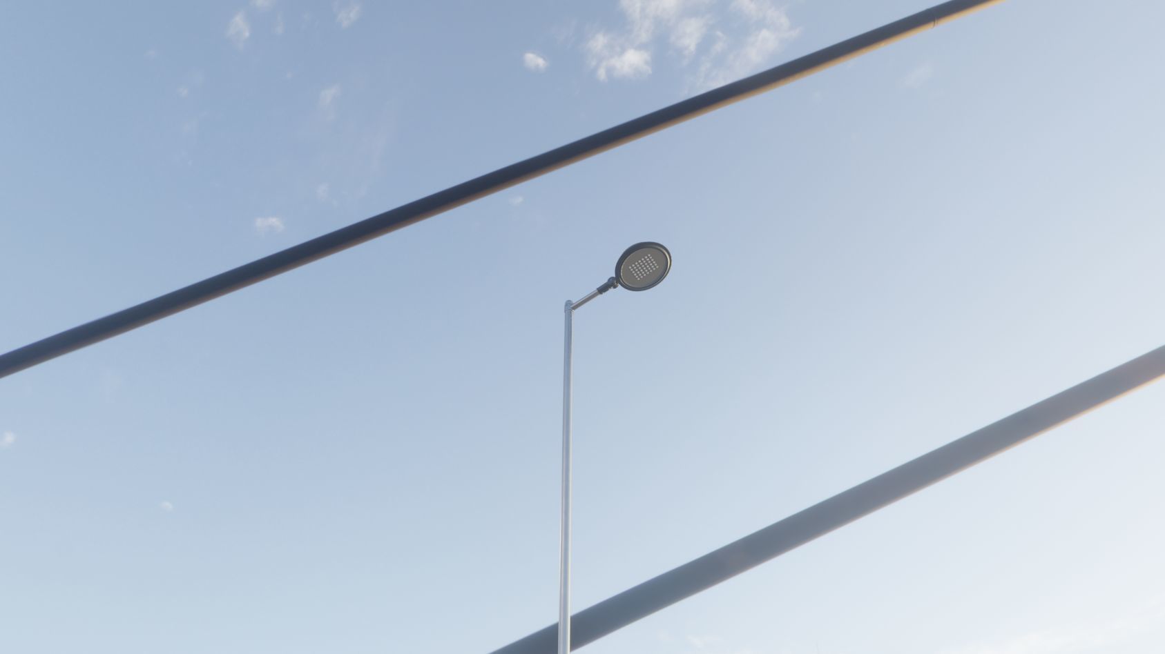 Street Light 15 version 6 5m with pole 2 Low-poly 3D model_59