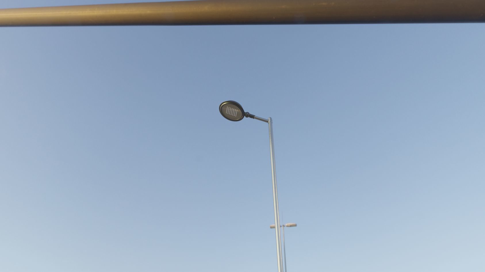 Street Light 15 version 6 5m with pole 2 Low-poly 3D model_101