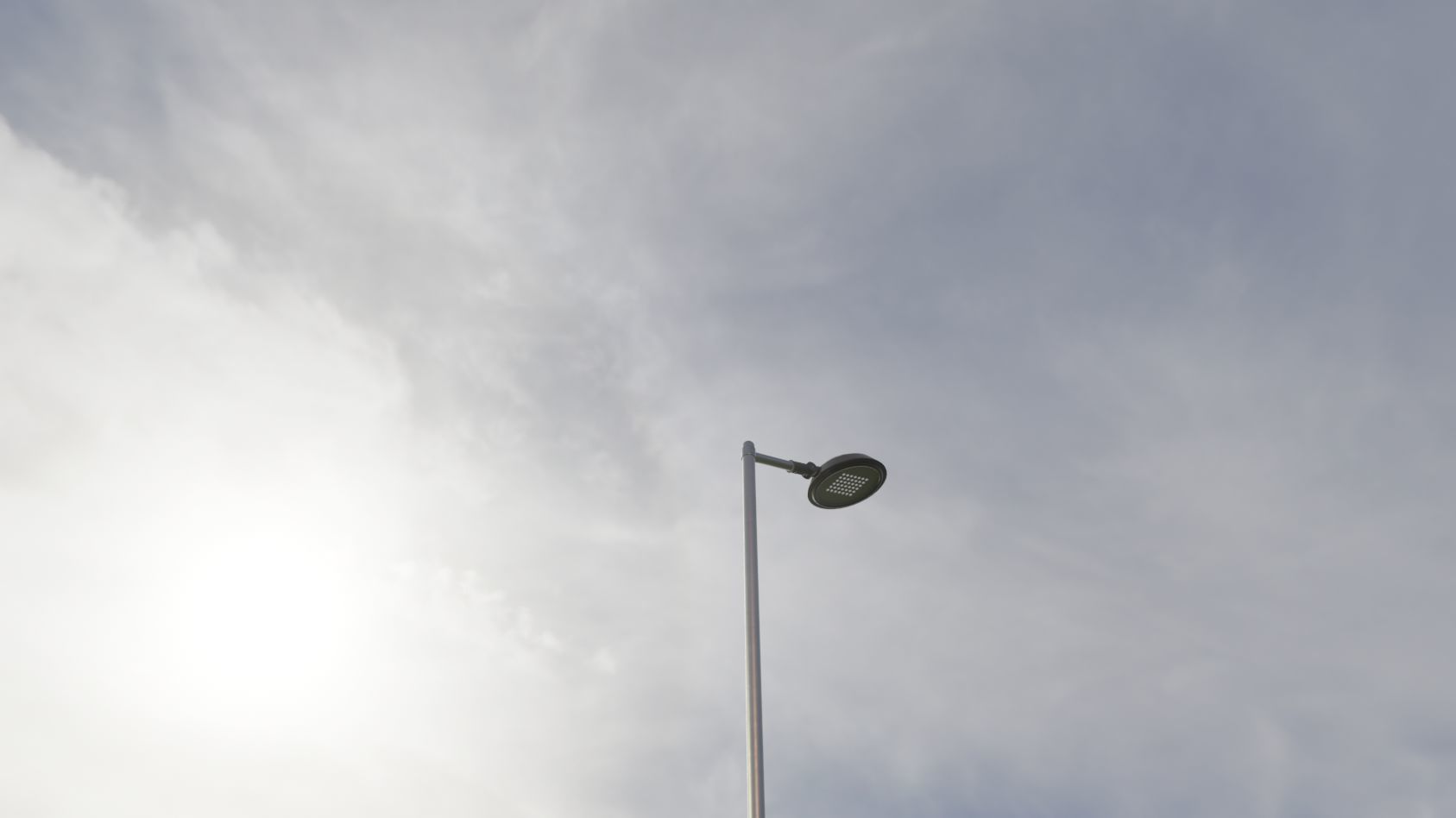 Street Light 15 version 6 5m with pole 2 Low-poly 3D model_53