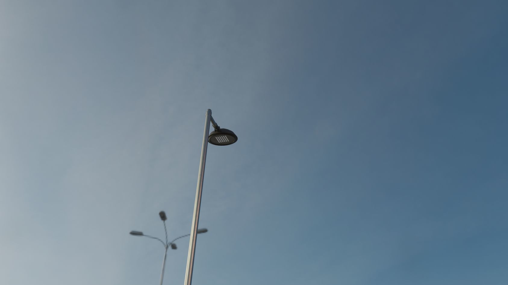 Street Light 15 version 6 5m with pole 2 Low-poly 3D model_50