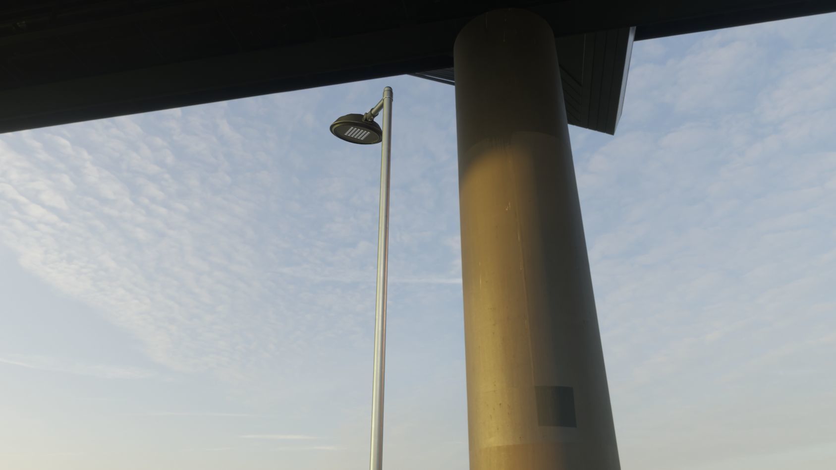 Street Light 15 version 6 5m with pole 2 Low-poly 3D model_46