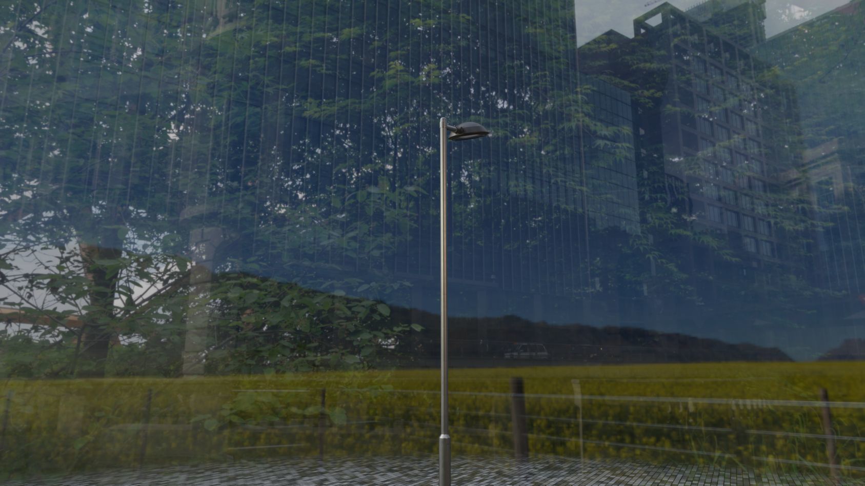 Street Light 15 version 6 5m with pole 2 Low-poly 3D model_19