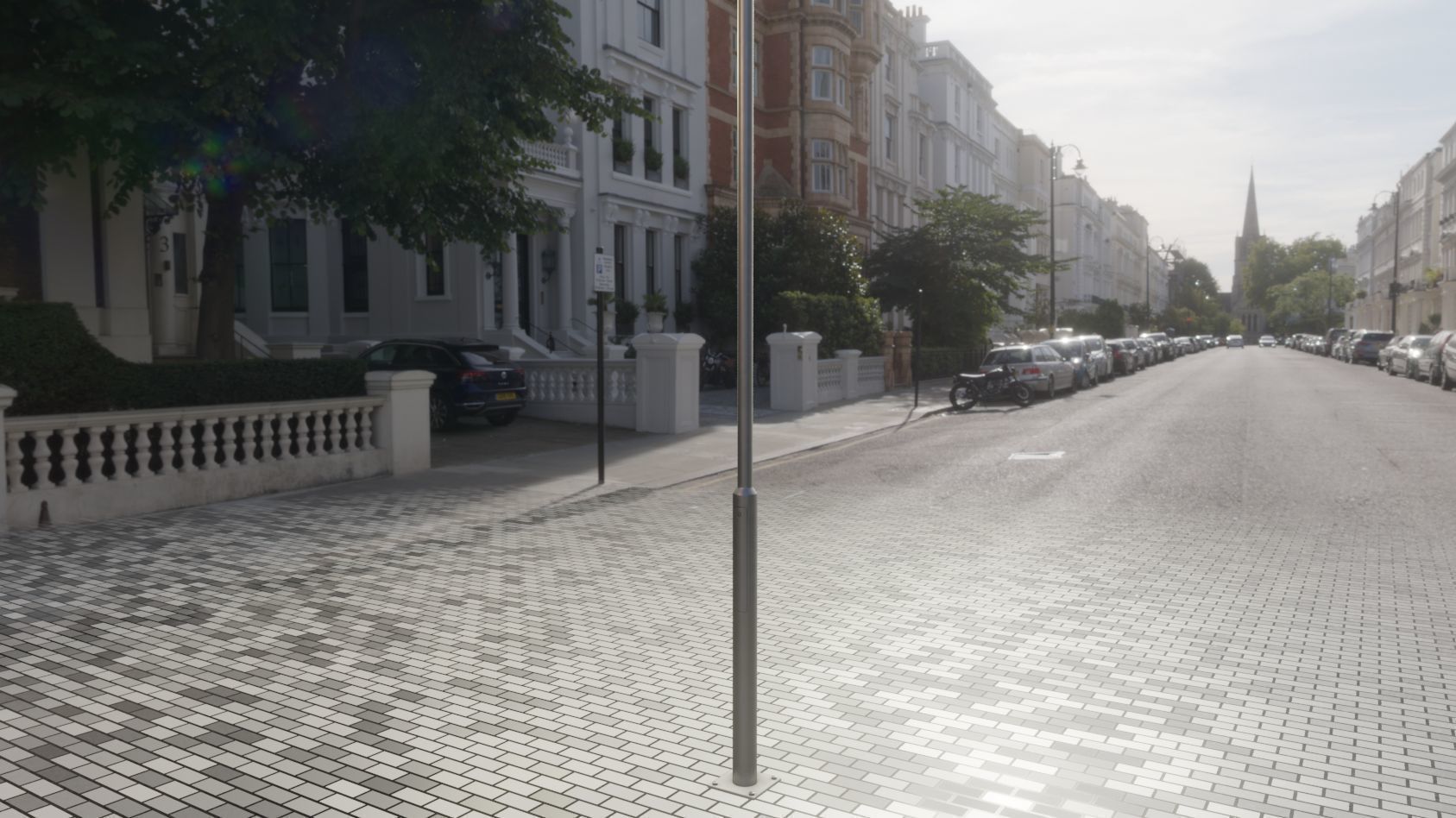Street Light 15 version 6 5m with pole 2 Low-poly 3D model_28