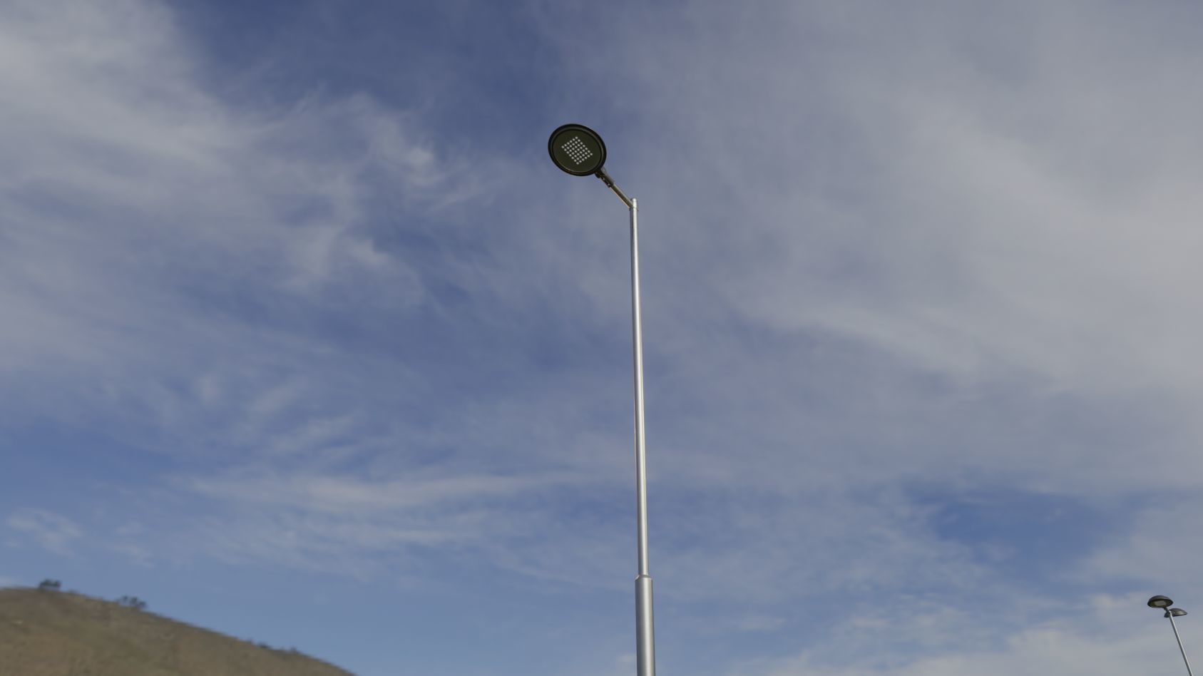 Street Light 15 version 6 5m with pole 2 Low-poly 3D model_68