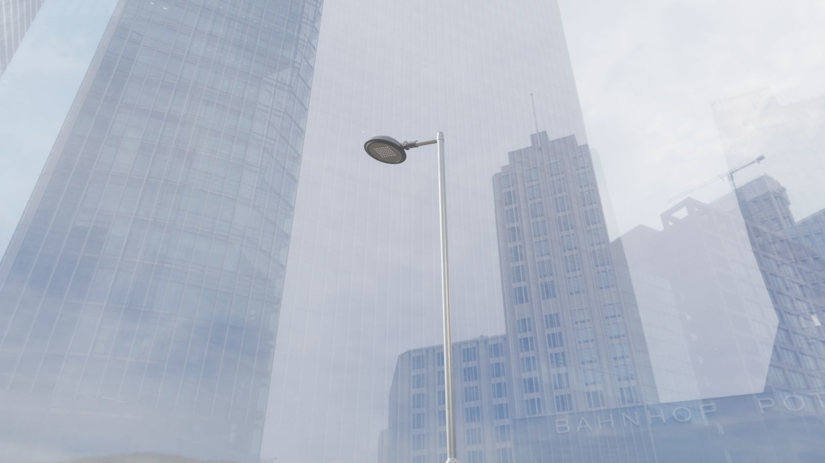 Street Light 15 version 6 5m with pole 2 Low-poly 3D model_105