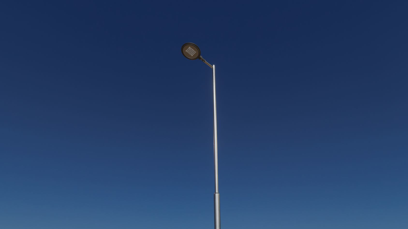 Street Light 15 version 6 5m with pole 2 Low-poly 3D model_69