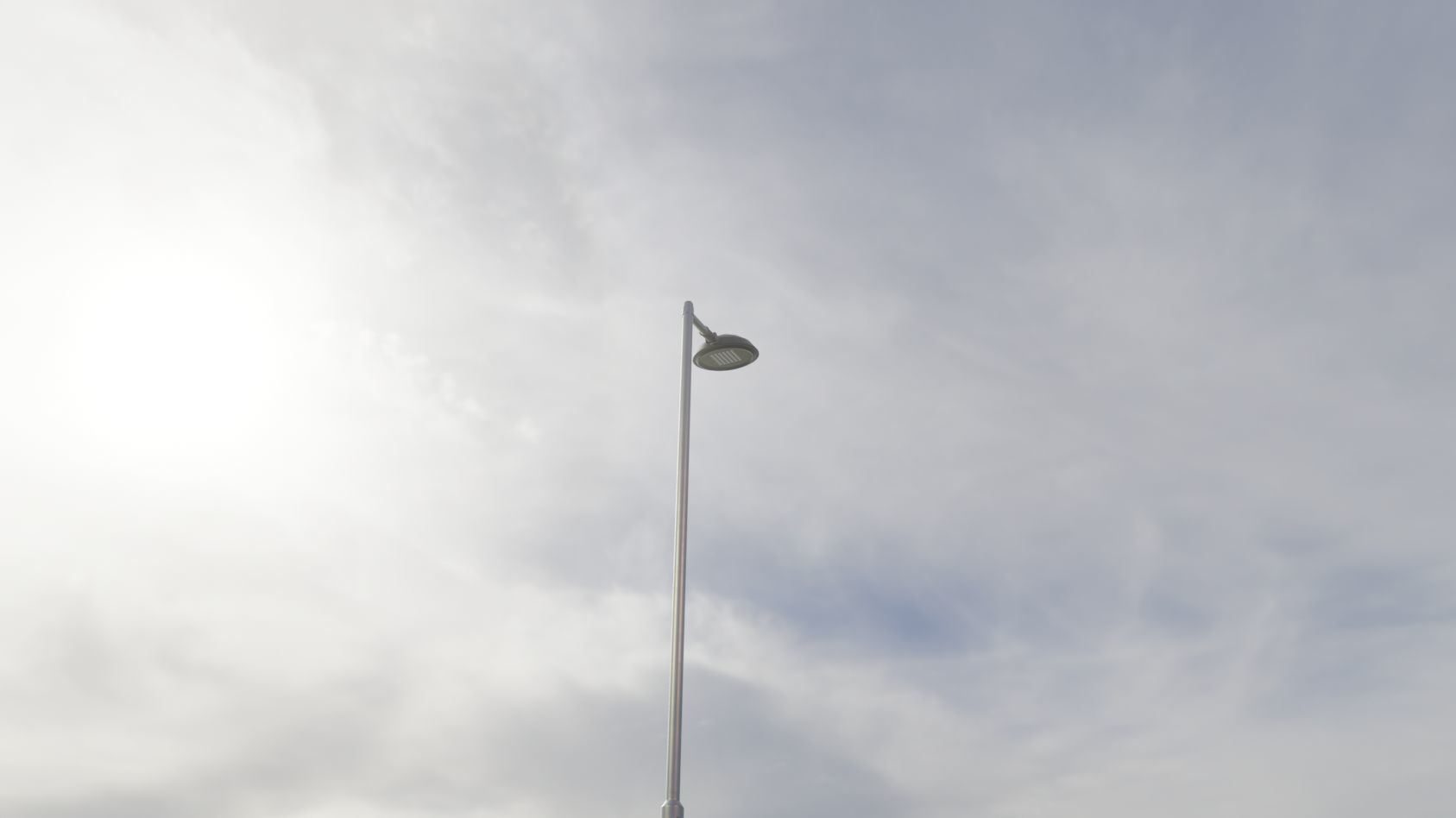 Street Light 15 version 6 5m with pole 2 Low-poly 3D model_83