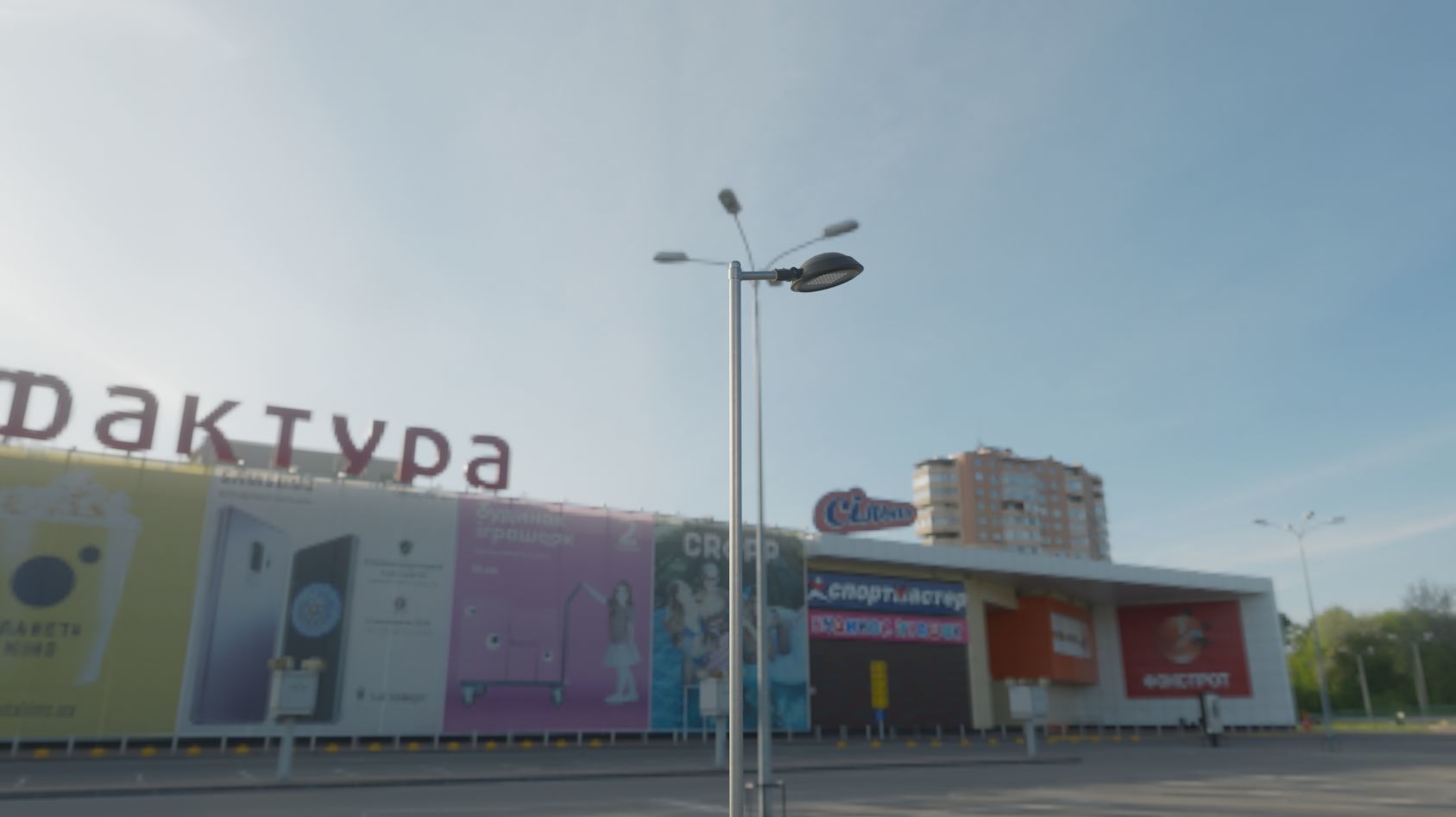 Street Light 15 version 6 5m with pole 2 Low-poly 3D model_22