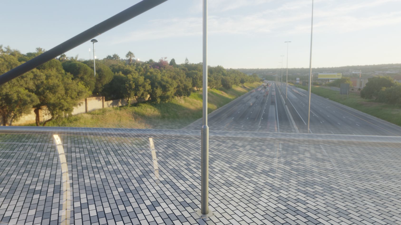 Street Light 15 version 6 5m with pole 2 Low-poly 3D model_31